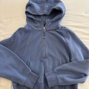 Lululemon Blue Half Zip-Up Scuba🩵